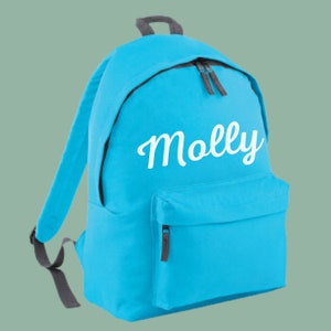 Personalised back to school backpack - Children&#39;s school bag - Kid&#39;s personalised gifts - School accessories