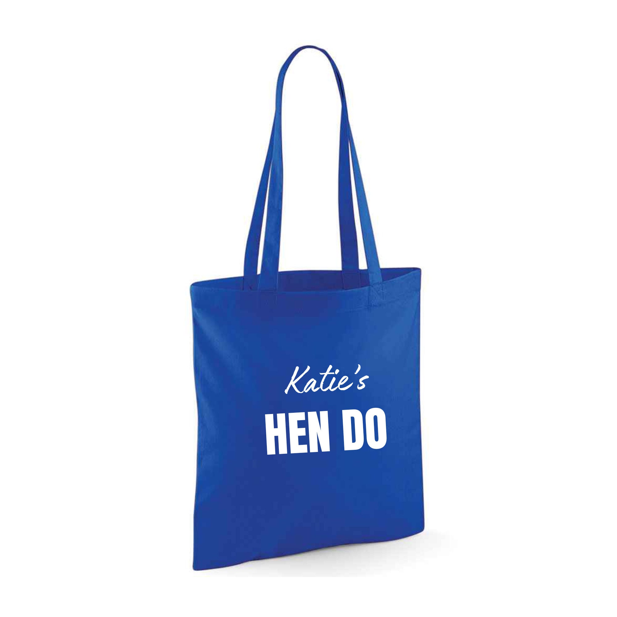 Personalized Canvas Tote Bag - 16oz Custom Bridal Party Bag, Bridesmaid Gift, Reusable Hen Party Tote, 14x12 Inches - View #2