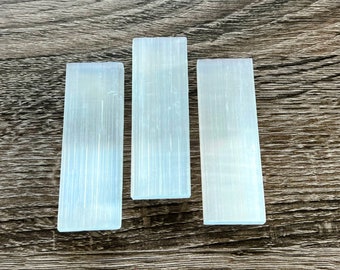 Rectangle Raw Selenite Sticks