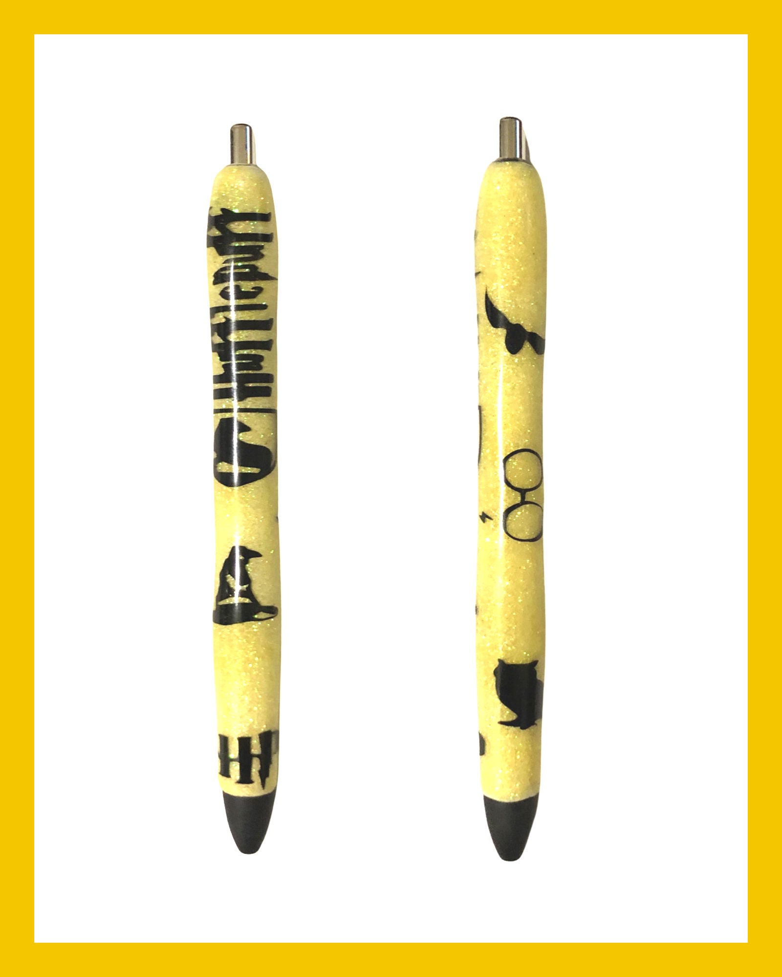 Harry Potter Themed Glitter Gel Pen - Etsy