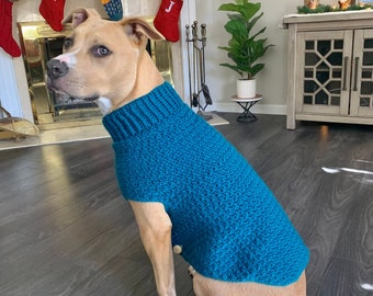 Sweater for Large Dogs - handmade crochet