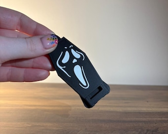 Scream Ghostface Soda Can Opener, Nail Saver, 3D printed keychain soda can opener.
