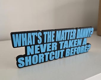 Hot Fuzz Comedy Sign: 3D Printed Cornetto Trilogy Decor