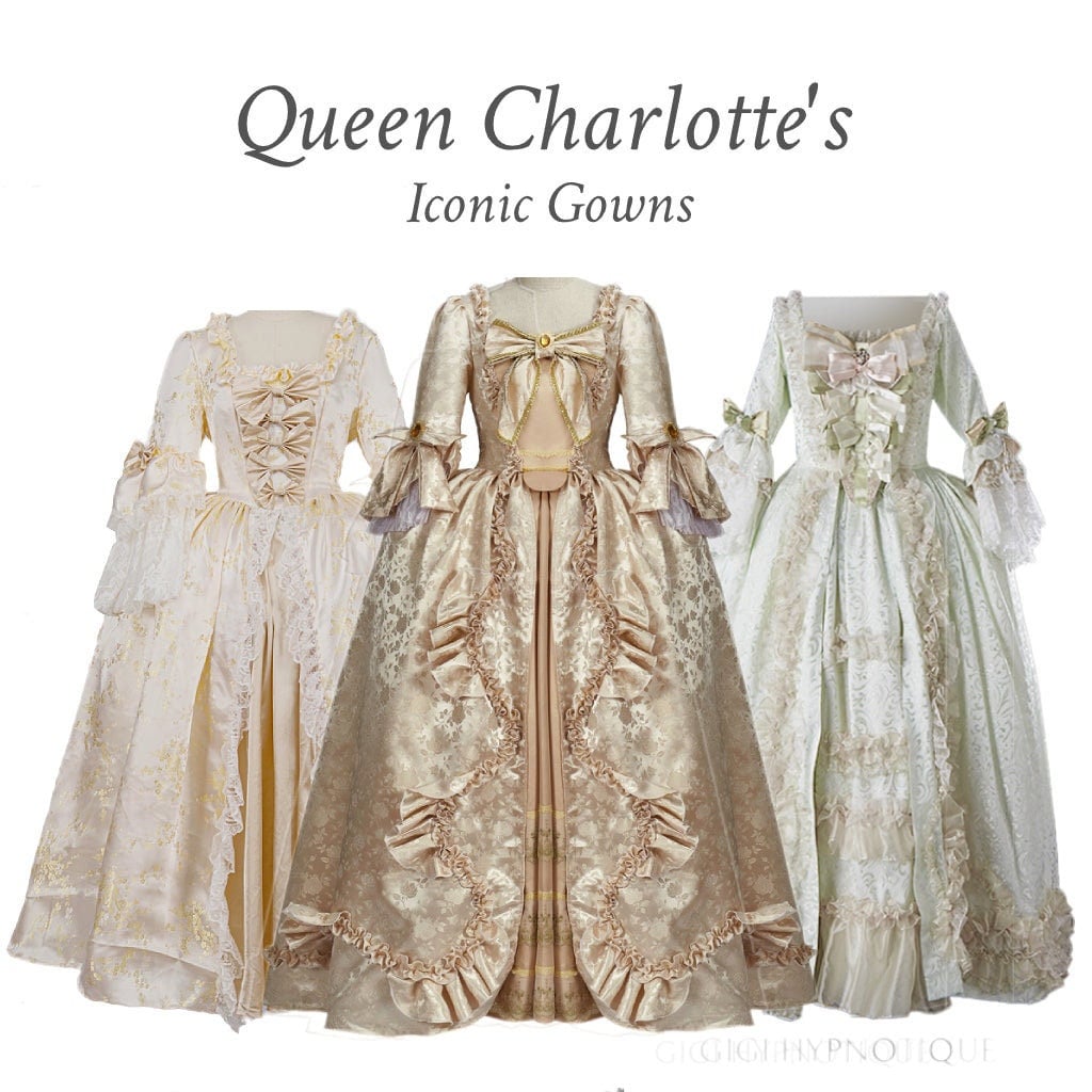 queen charlotte wedding dress