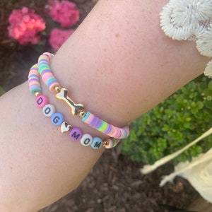 DOG MOM Rubber Bracelet