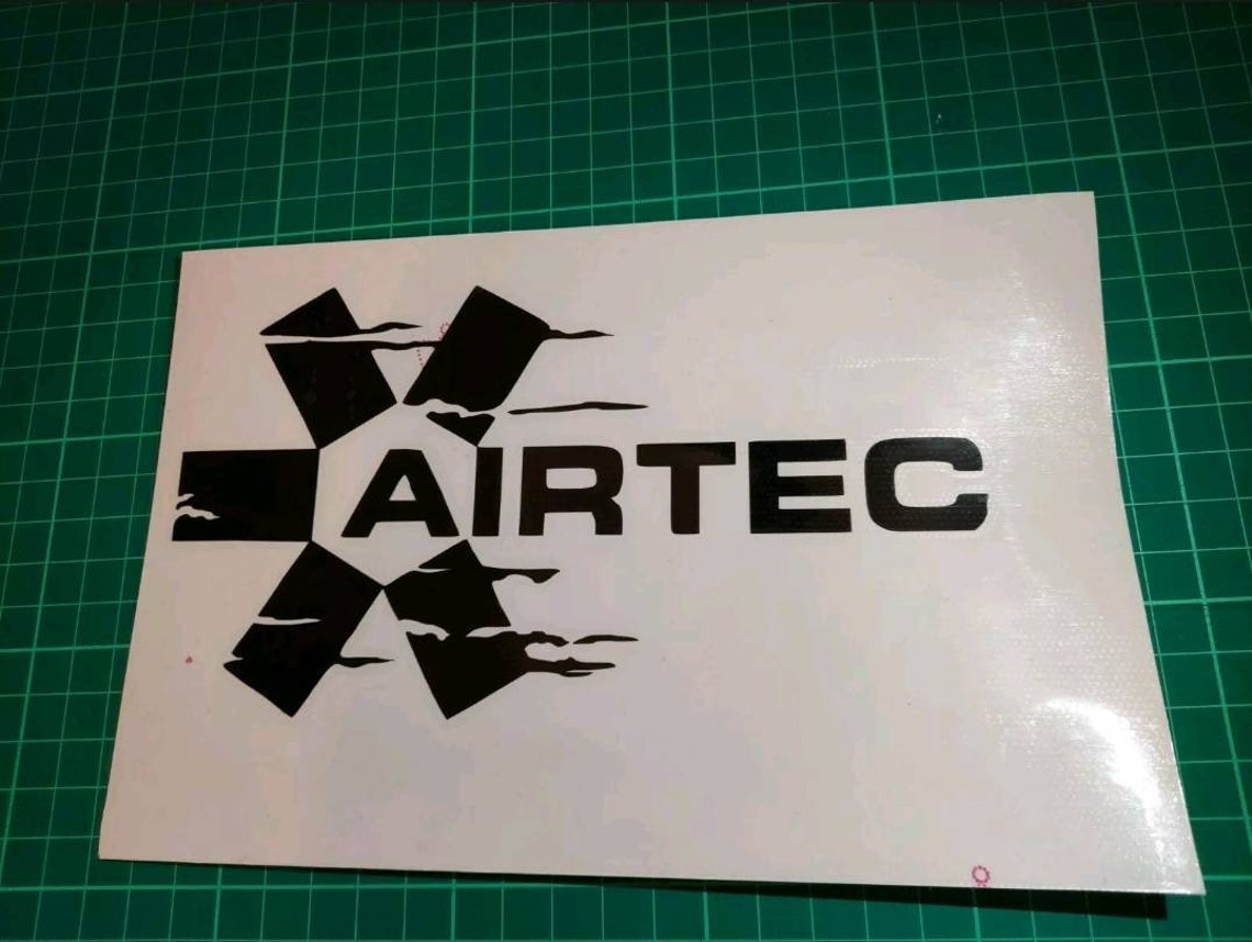 AIRTEC Logo Vinyl Cut Sticker Decals Airtec Intercooler Vinyl Etsy