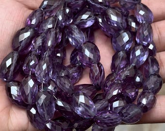 ALEXANDRITE : AAA+ Quality Alexandrite Faceted Tumble Beads, Color Changing Alexandrite Beads for Making Jewelry 18 inches
