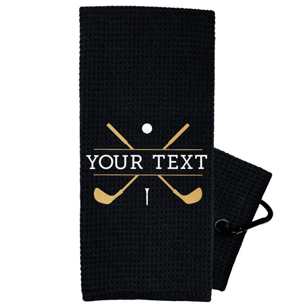 Personalized Golf Towel - Golf Gifts for Men and Women - Embroidered Golf Towel - Golf Gift