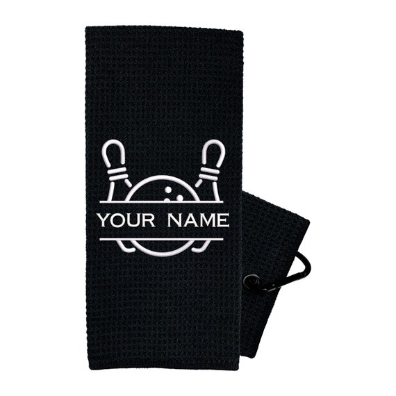 Personalized Bowling Towel - Bowling Gifts for Men and Women - Embroidered Bowling Towel - Bowling Gift