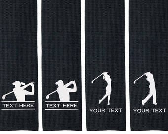 Personalized Golf Towel - Golf Gifts for Men and Women - Embroidered Golf Towel with design options - Golf Gift