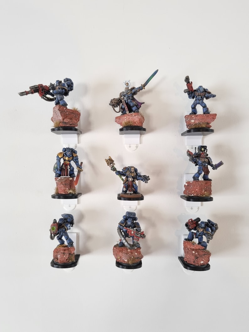 Wargame Miniature Display Shelf Warhammer 40k Presentation - Etsy