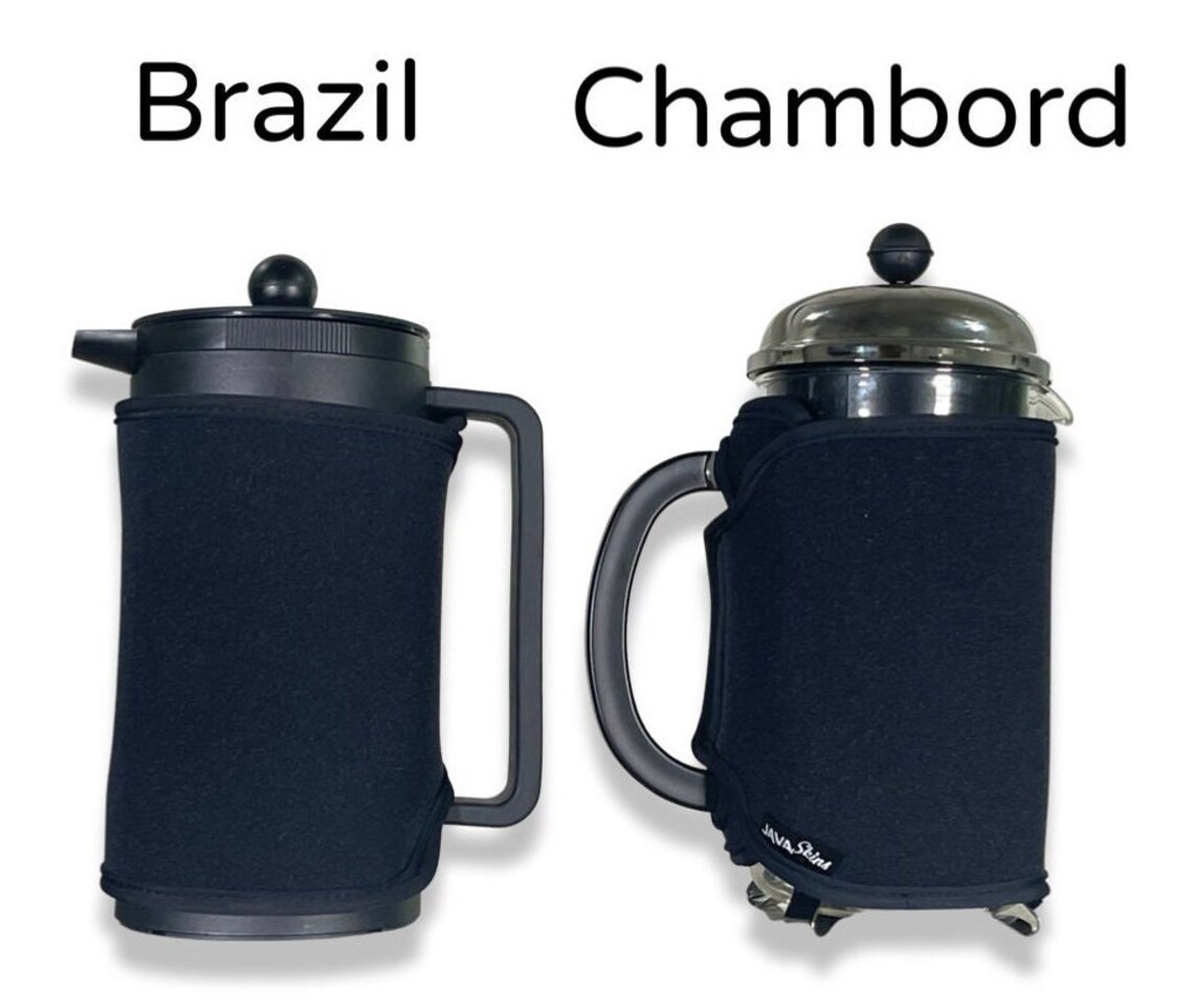 Black Bodum CHAMBORD or BRAZIL 8cup French Press Cozy, Cafetiere Cozy