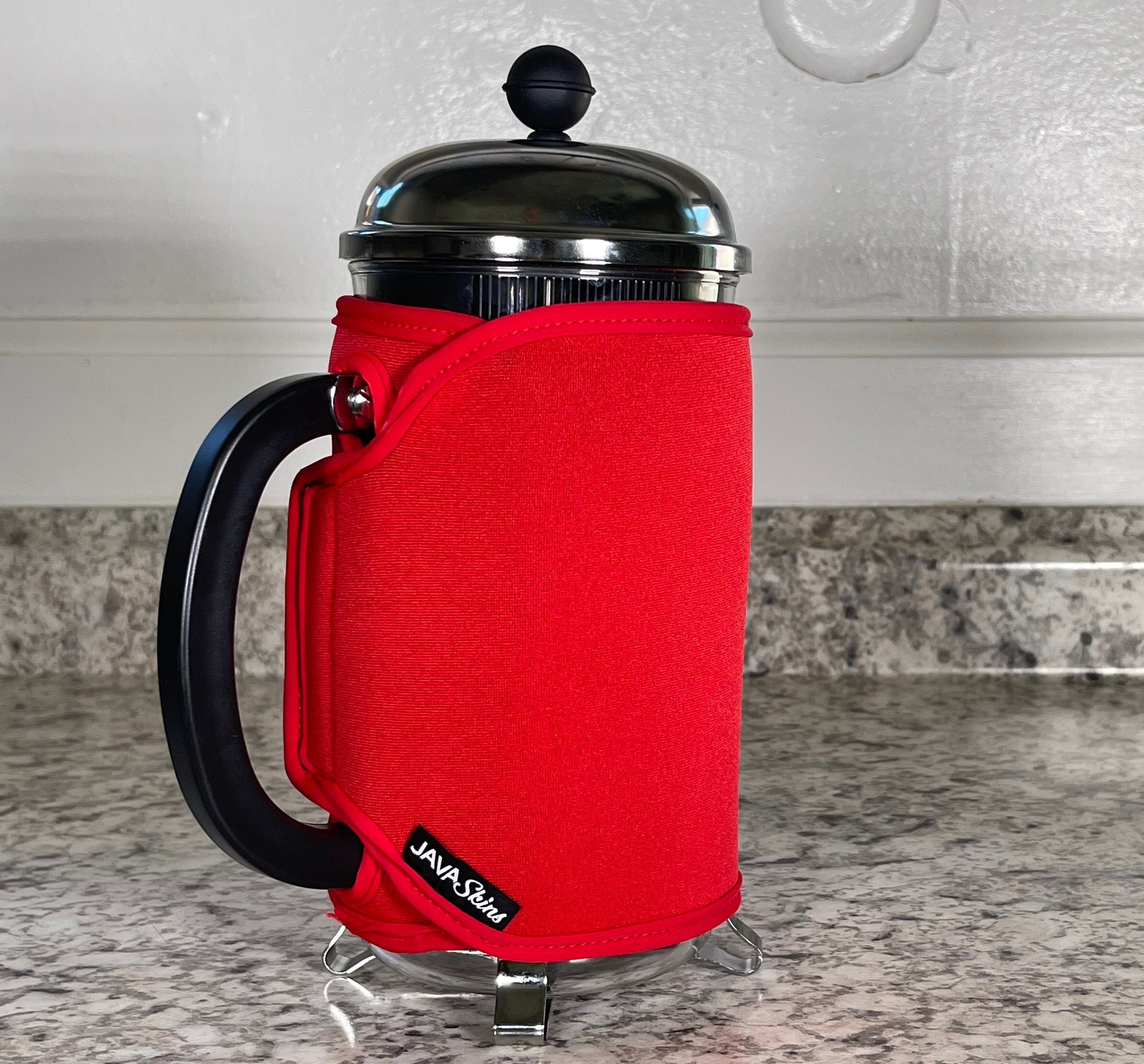 Bodum Brazil 3-Cup French Press Coffee Maker, Red, 12 oz