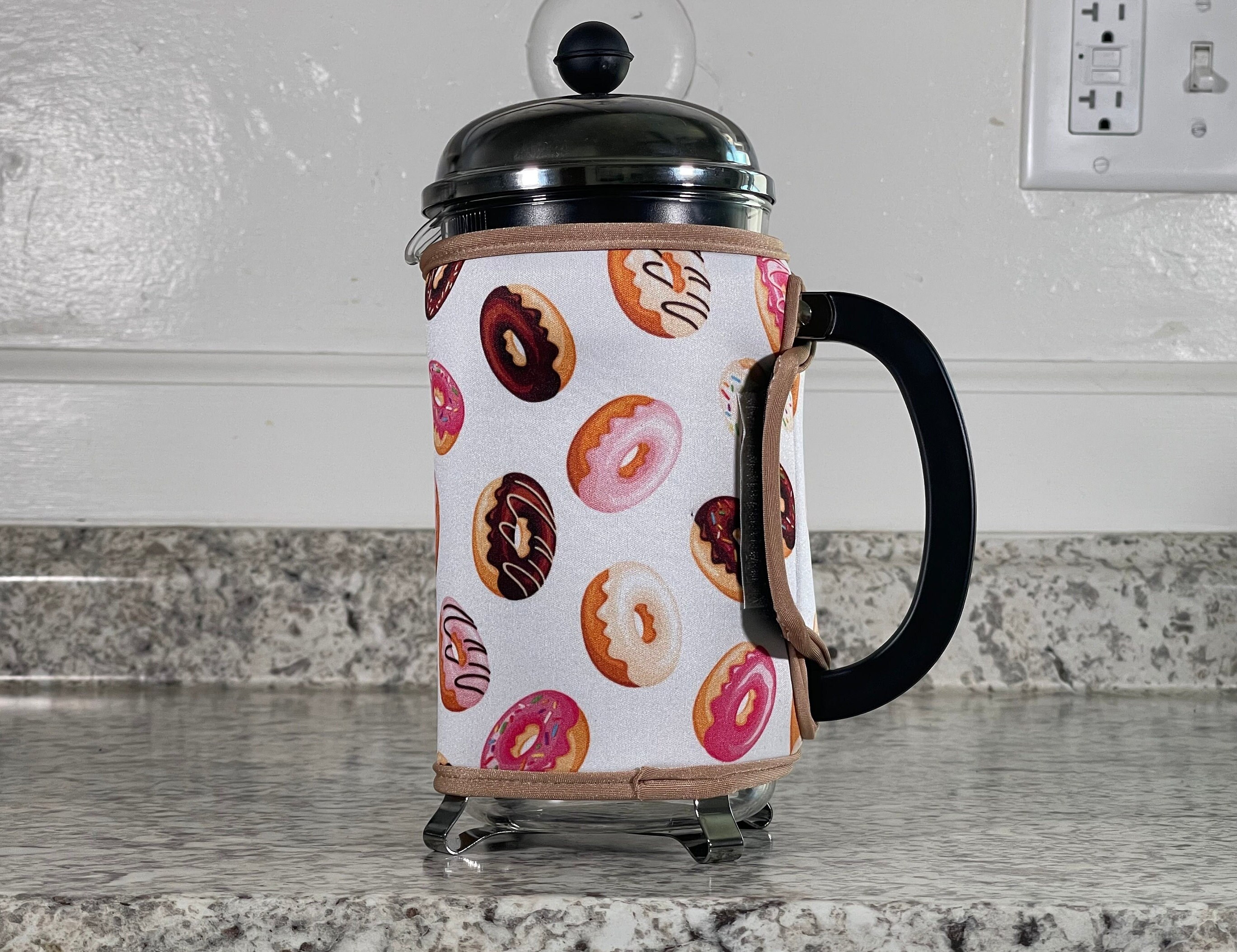 Black Bodum CHAMBORD or BRAZIL 8cup French Press Cozy, Cafetiere Cozy