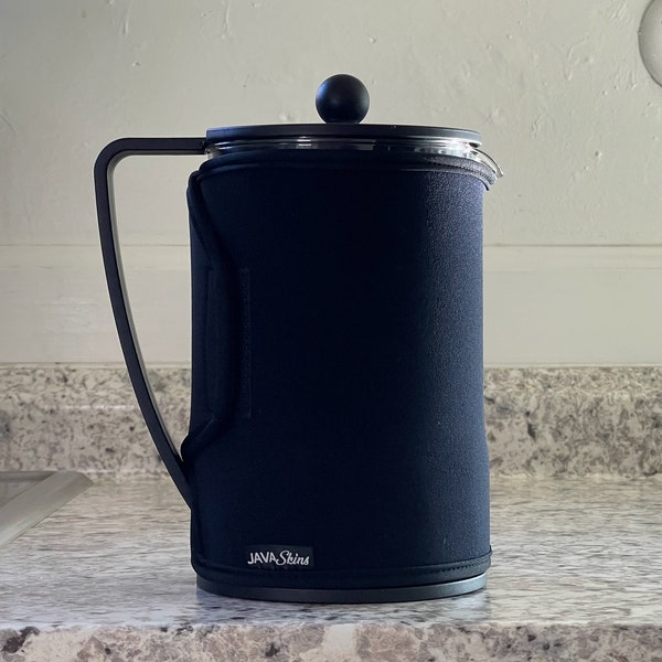 Black 12-C Bodum BRAZIL or CHAMBORD French Press Cozy,  Cafetiere Cozy, Coffee Pot Warmer, coffee press cosy, Coffee Cozy, France Press Cozy