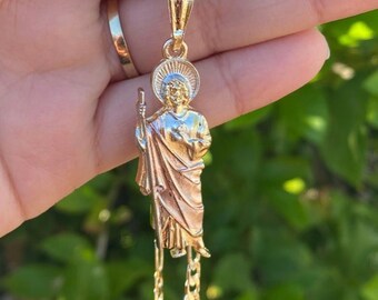San Judas Necklace | Etsy Singapore