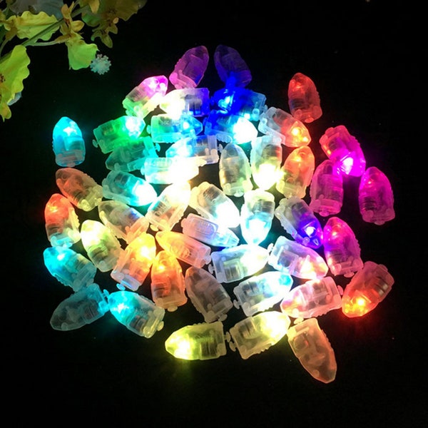 LED lamps for glowing balloons, paper lanterns, balloons, light decoration, party