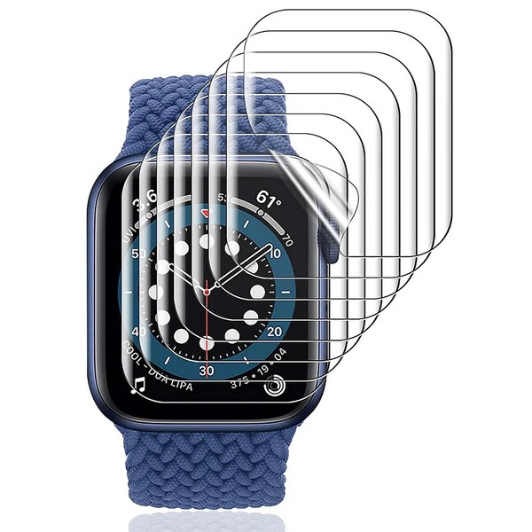 Schutzfolie für Apple Watch Display Schutz Kratzschutz Vollklebend für Series 1-8 SE ULTRA 1-4 Stück