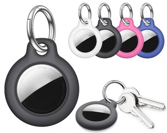 Case for Apple AirTag Premium hard plastic keychain case cover protective shell as sets