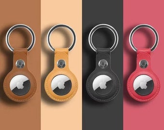 Étui pour Apple Airtag en aspect cuir en 14 superbes couleurs