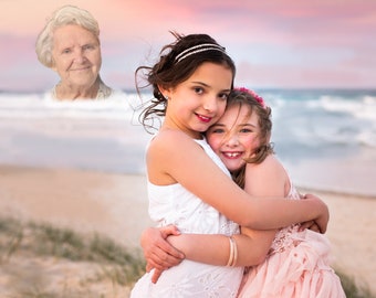 Add Deceased Loved Ones to Photo - Combined From Different Pictures, Add Family Member to Photo, Memorial Portrait, Merge from Photos Gift