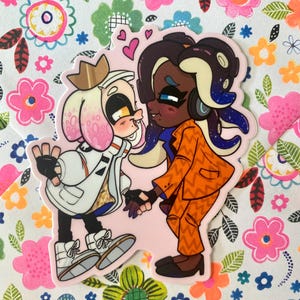Pearlina Pearl und Marina Splatoon Side Order Vinyl Aufkleber