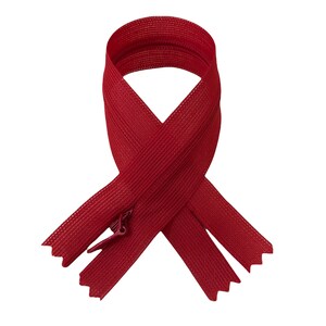 8 Inch Select Color Invisible Zipper Closed - End Dress Zippers / 20 Cm Red