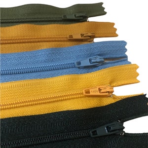 7 Inch Closed End Zippers / Pants - Handbag Assorted Zippers 18 Cm