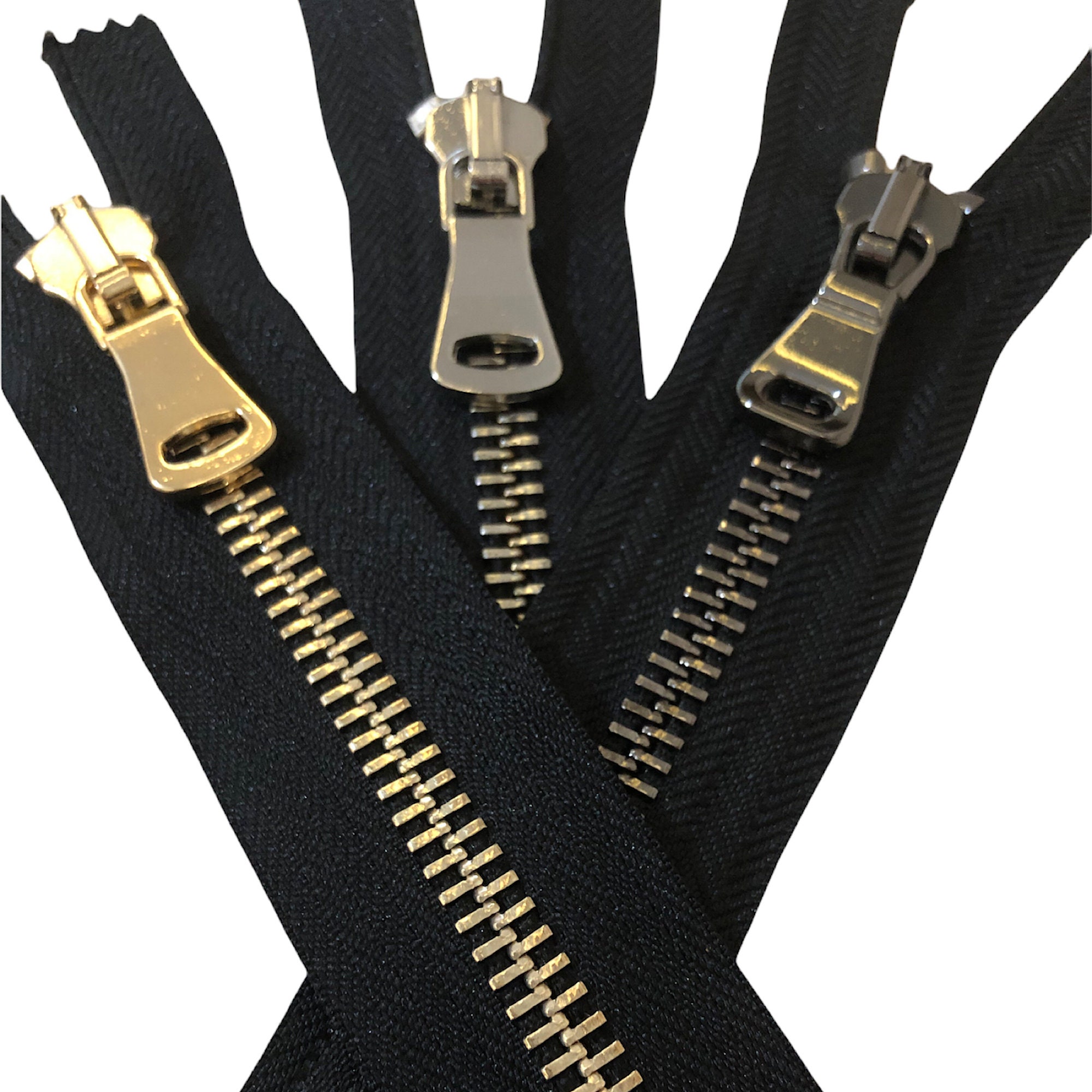 BENECREAT 50 Ensembles 5 Couleurs Alliage Fermeture à Glissière Bouchon Fermeture Éclair Tirette Supérieure Avec Vis De Remplacement De Réparation De Fond Pour La Couture