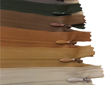 9 Inch Invisible Zipper Closed - End Dress Zippers / 22 cm