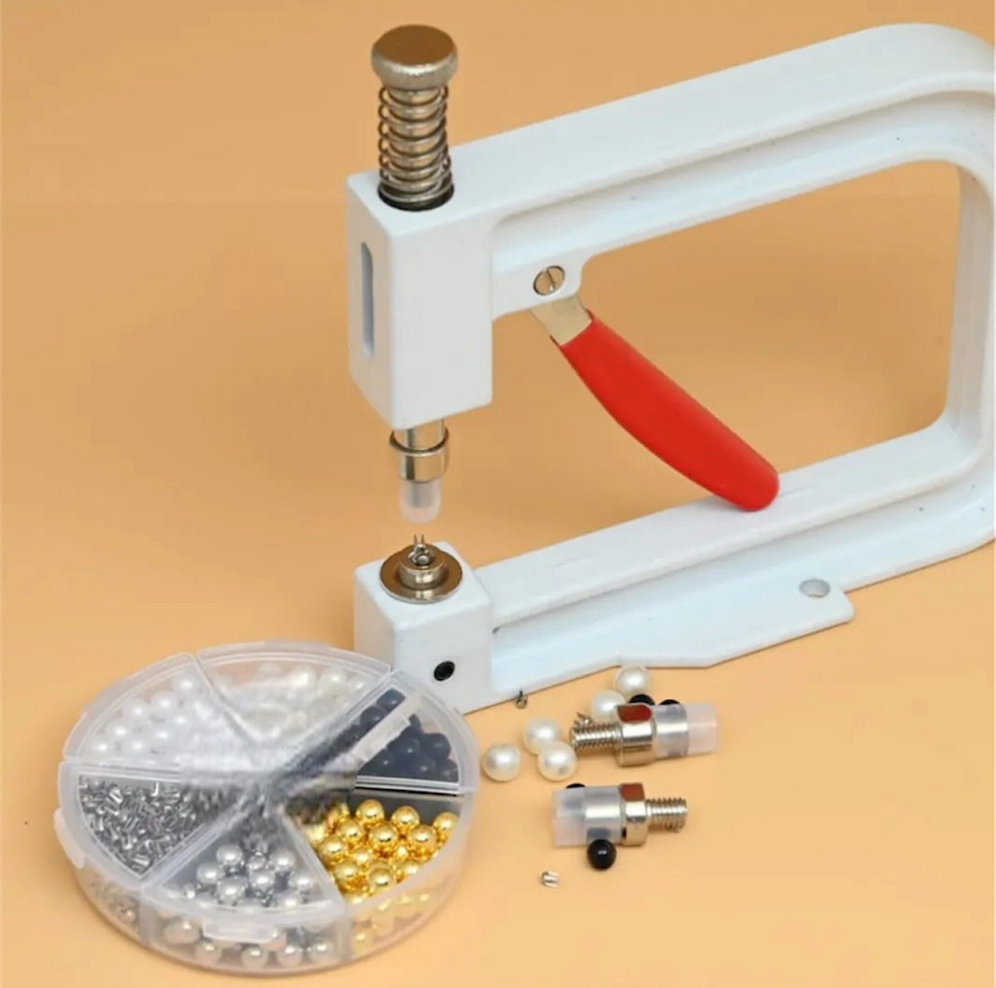 Outil pour serti clos avec manche en bois 13 cm - Acier inoxydable x1 - Perles & Co
