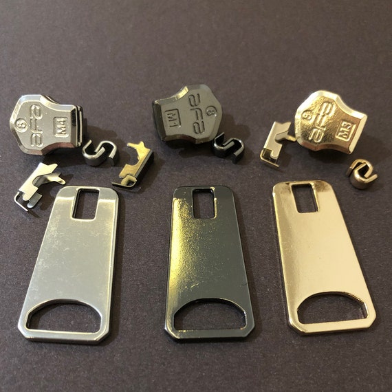 Zipper Repair Kit, Heavy Duty Zipper Pull , High Quality Nickel