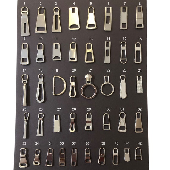 35 Inch Heavy Duty Two-way Separating Zipper: #8 Nickel, Antique