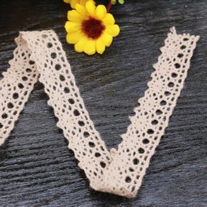 Cotton Kopanaki Lace Ribbon: Vintage Style Trim, 5 Meters