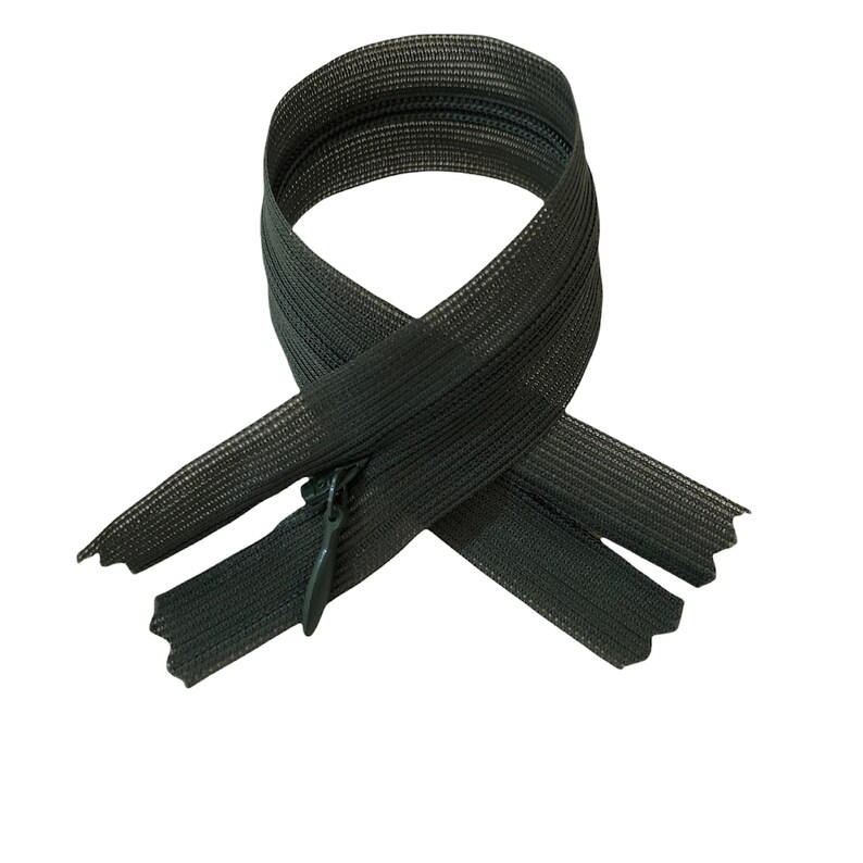 8 Inch Select Color Invisible Zipper Closed - End Dress Zippers / 20 Cm Dark Green