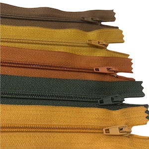 7 Inch Closed End Zippers / Pants - Handbag Assorted Zippers 18 Cm