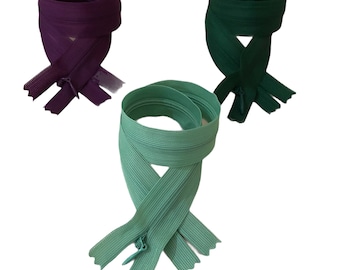 16 Inch Invisible Zipper Closed - End Dress Zippers / 40 Cm