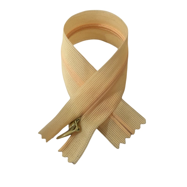 8 Inch Select Color Invisible Zipper Closed - End Dress Zippers / 20 Cm Yellow