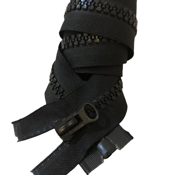 Cerniera In Plastica, Per Giacca, In Finto Metallo, N. 8