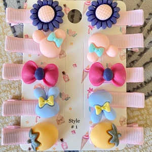 10 pcs colorful clips for babies and toddler