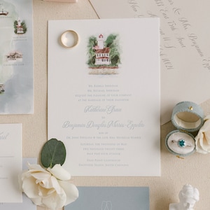 Custom Wedding Invite Illustration