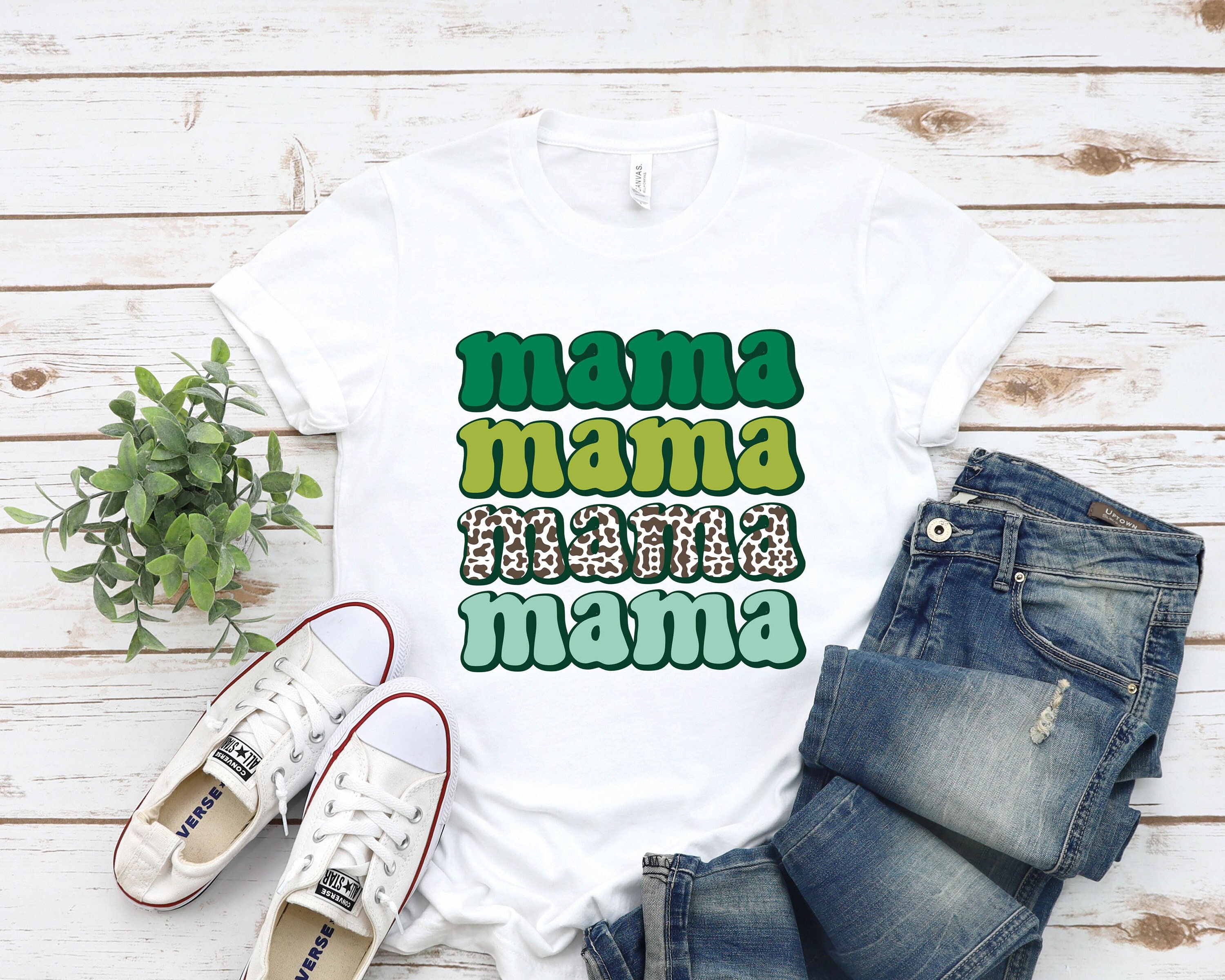 Lucky Mama Mommy St. Patricks Day Tshirt