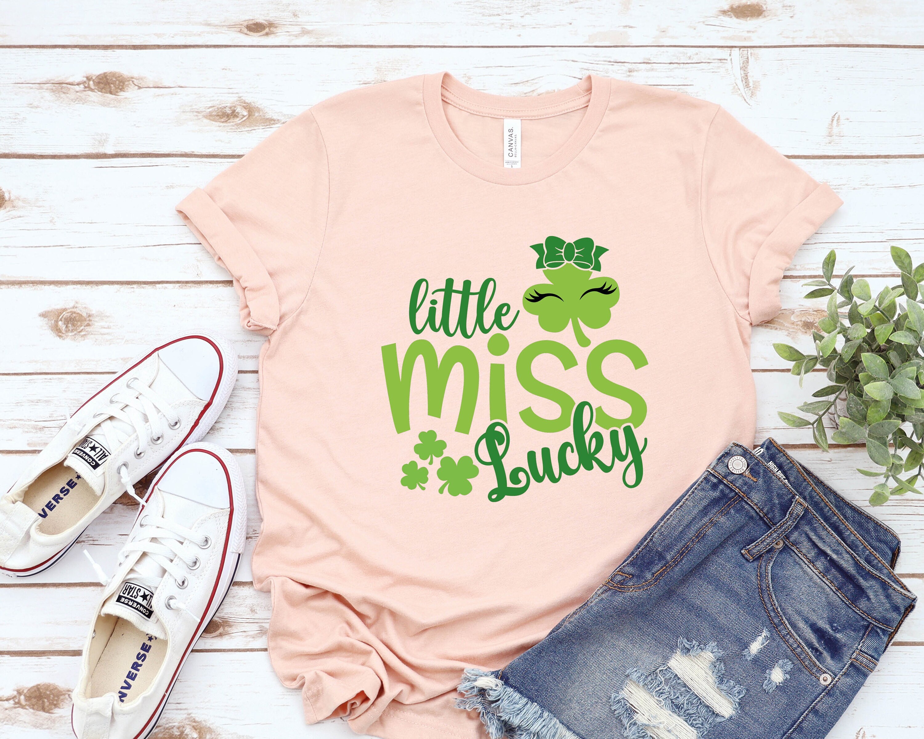 Little Miss Lucky St. Patrick's Day Tshirt