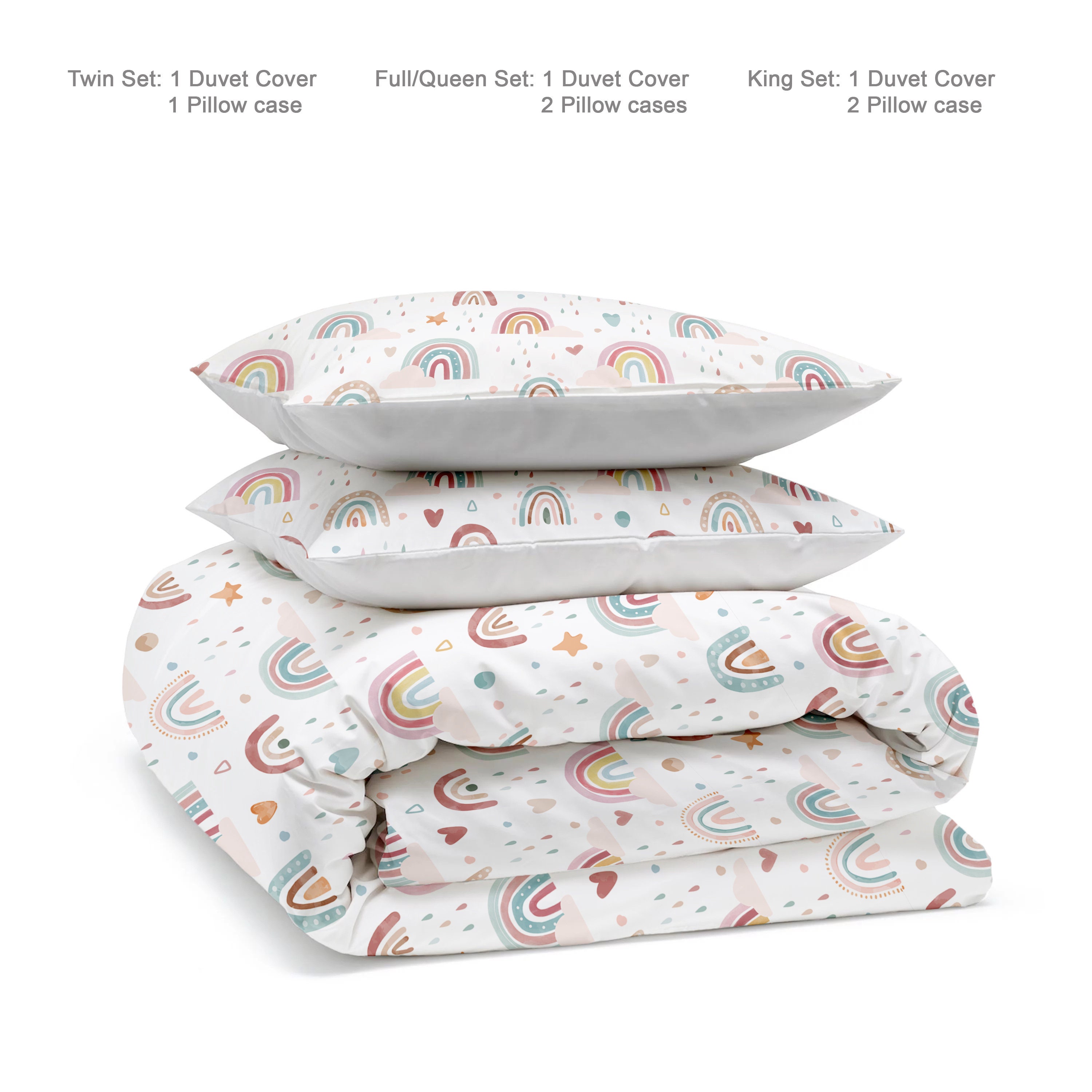 Rainbow High Officially Licensed Single Duvet Cover Set | Reversible 2 Sided Glow Rainbow Design With Matching Pillowcase, Soft And Durable Polycotton - View #14