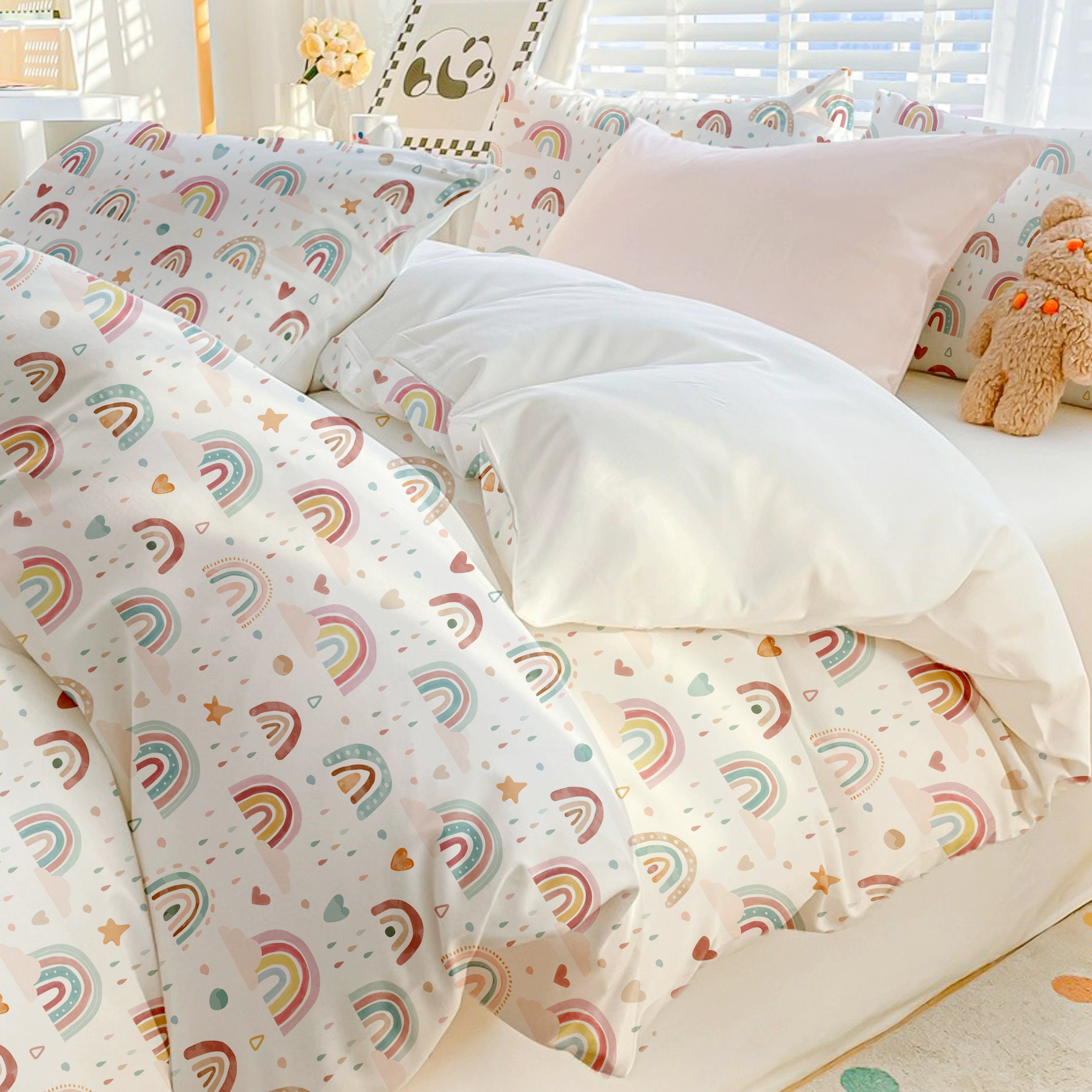 Laney Floral Organic Quilt Cover & Pillowcases - Pottery Barn Kids Australia