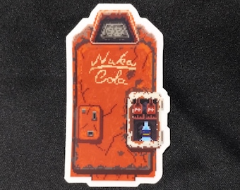 Fallout Nuka Cola Vending sticker | gaming stickers , fallout tv , bottle caps , water bottle , laptop decal, new vegas , NCR ranger
