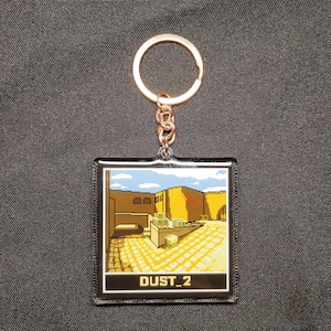Counter Strike Dust Key Charm |  PC gaming stickers | classic gaming art | esports league | classic gaming |