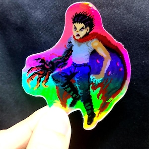 Pegatina de Akira Tetsuo / Película de anime cyberpunk, anime clásico de los 80, películas cyberpunk icónicas, Kanada Tetsuo Akira, pegatinas de anime de los 80