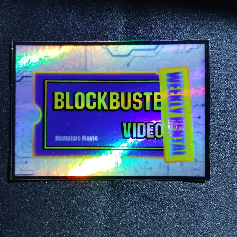 Blockbuster VHS Sticker | Y2k , 90s , Cyberpunk , Vhs , Tumbler, Water ...