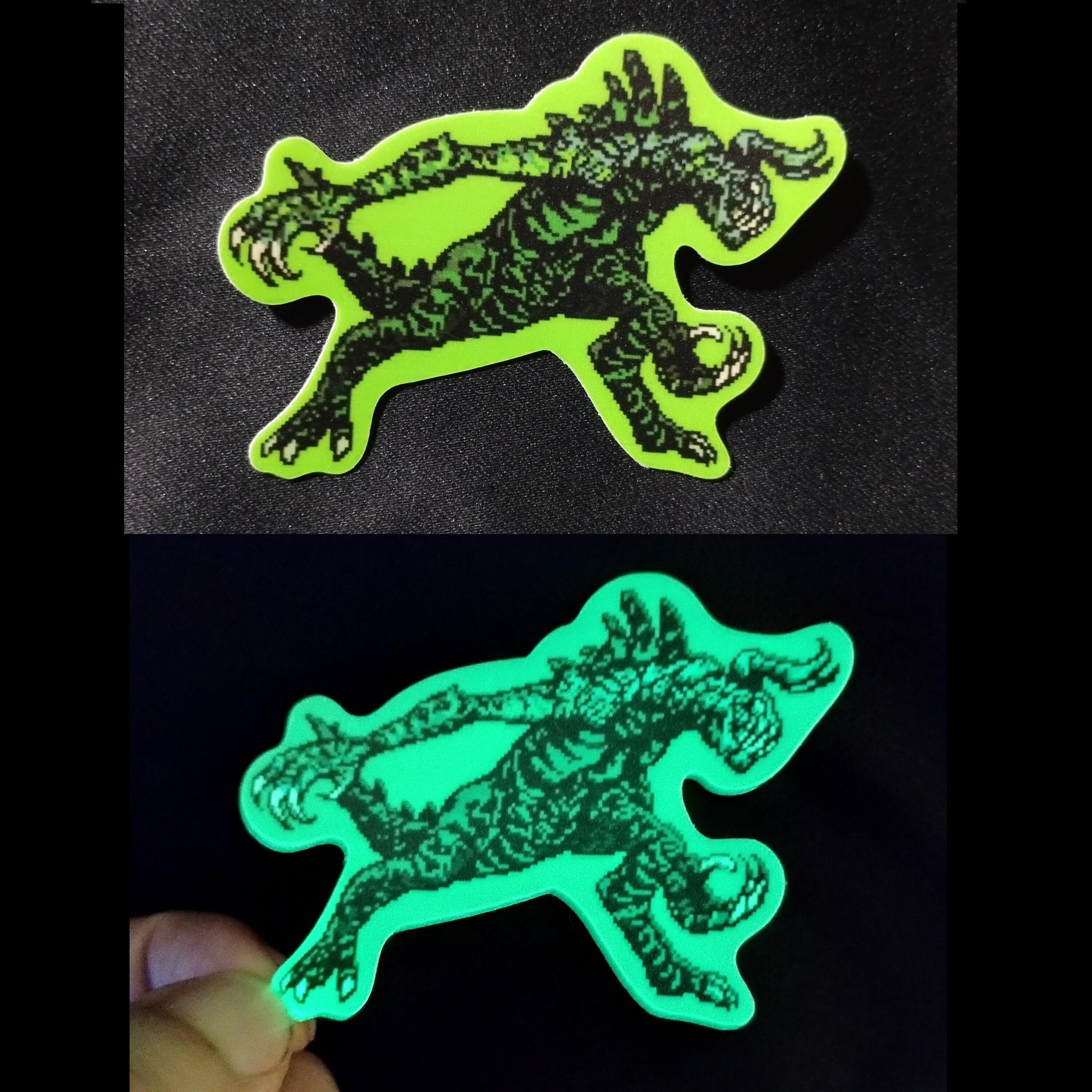 Glowing Deathclaw Sticker | New Vegas Artwork , Fallout Tv , Fallout 76 ...